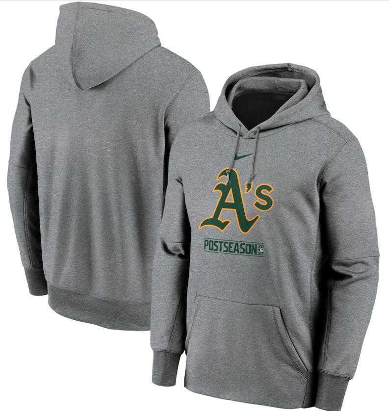 Men's Oakland Athletics Nike Gray 2020 Postseason Collection Pullover Hoodie,We sell and wholesale Men's Oakland Athletics Nike Gray 2020 Postseason Collection Pullover Hoodie on line form chian!